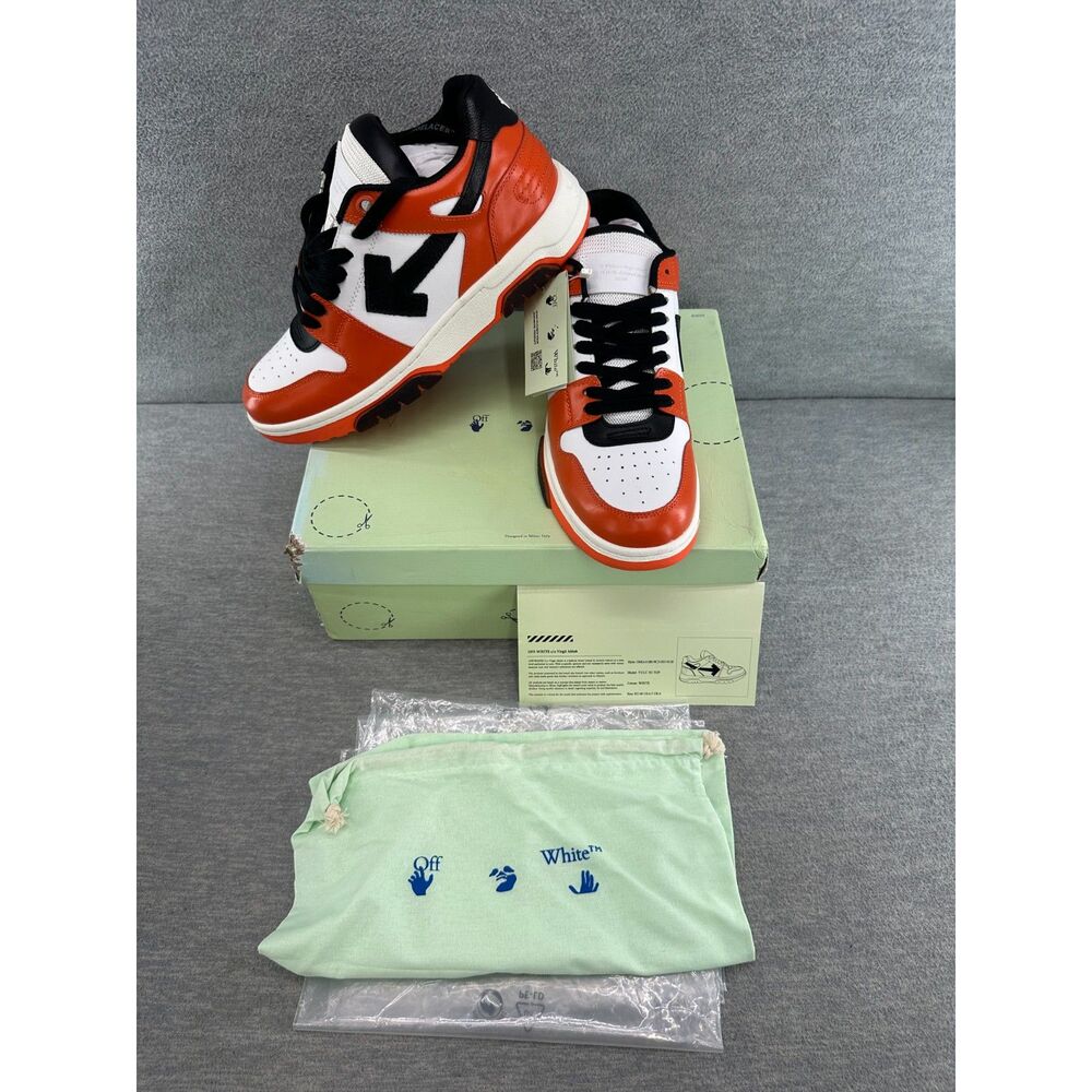 Orange White Black Sneaker Size 9.5
